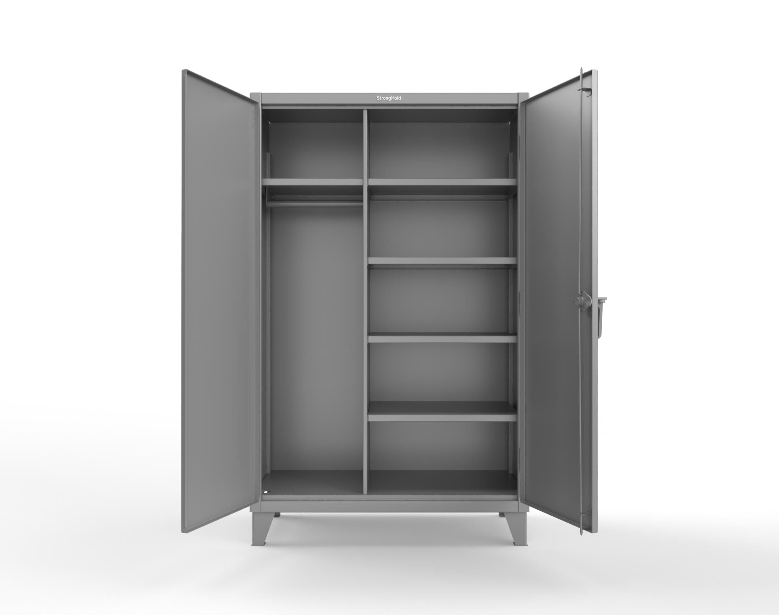 Strong Hold 46-W-245 Uniform Storage Cabinet, 500 lb, 78 in H x 48 in W