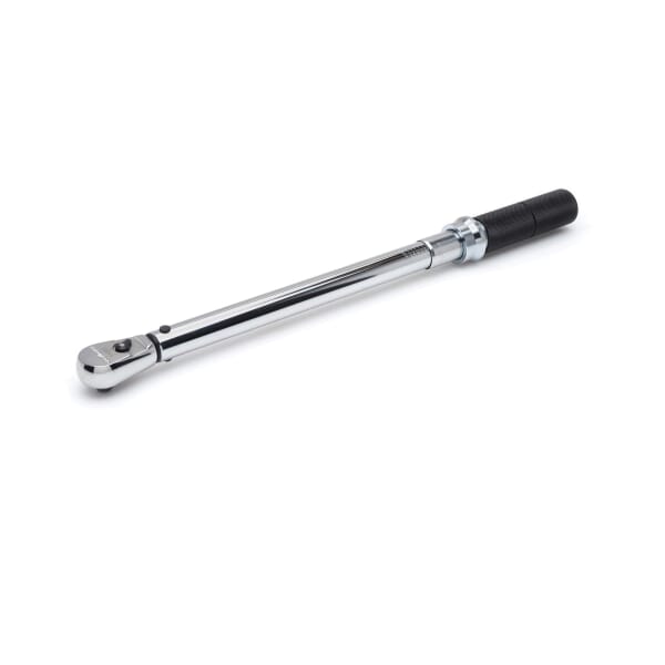 GEARWRENCH 85062 Micrometer Torque Wrench, 3/8 in Drive, 10 to 100 ft-lb, Teardrop Head, 1 ft-lb Graduation, 18 in OAL, ASME B107.300