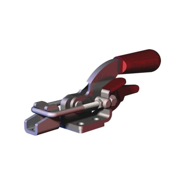 DESTACO 331-R Pull Action Standard Latch Clamp With Toggle Lock Plus and Release Lever, Steel, 720 lb, 0.66 in, M5