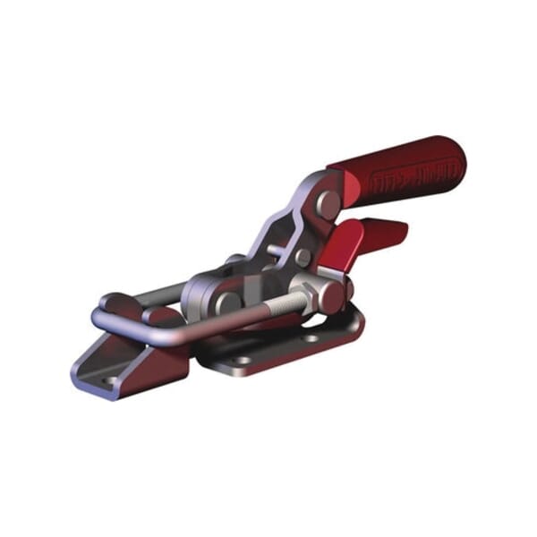 DESTACO 341-R Pull Action Standard Latch Clamp With Toggle Lock Plus and Release Lever, Steel, 2000 lb, 0.94 in, M8
