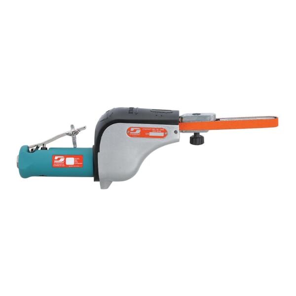 Dynabrade Dynafile 14000 Straight Line Abrasive Belt Tool, 1/8 to 1/2 in W x 24 in L, 1/2 hp, 31 scfm Air Flow, 90 psi