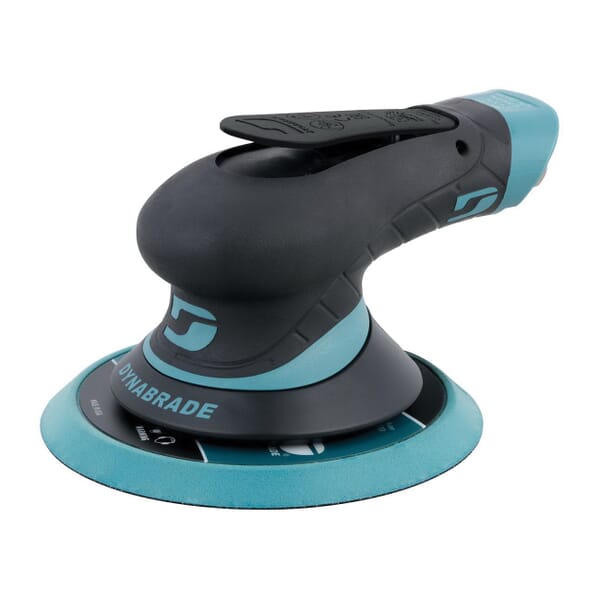 Dynabrade Dynorbital X62H Extreme Random Rotary Vane Orbital Sander, 6 in Dia, 19 scfm Air Flow, 90 psig, Non-Vacuum Orbit, Hook-Face Pad Grip Method, 12000 rpm Speed Setting