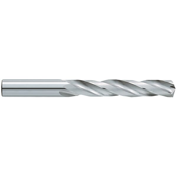 GARR 90670 1100 Jobber Length Drill Bit, 11/32 in Drill - Fraction, 0.3438 in Drill - Decimal Inch, 150 deg Point, Submicron Grain Solid Carbide, Uncoated