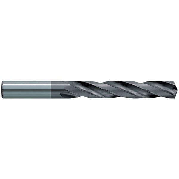GARR 78456 1120H General Purpose Stub Length Drill, #9 Drill - Wire, 0.196 in Drill - Decimal Inch, Submicron Grain Solid Carbide, Balinit Hardlube Coated
