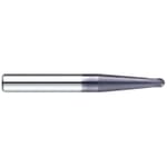 GARR 14260 350MX Center Cutting Square End High Performance End Mill, 1/4 in Dia Cutter, 1/4 in Length of Cut, 2 Flutes, 1/4 in Dia Shank, 3 in OAL, Balinit X.CEED
