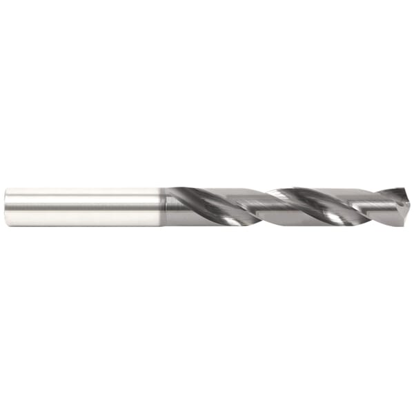 GARR 20746 1580H High Performance Short Length Drill Bit, Z Drill - Letter, 0.413 in Drill - Decimal Inch, Submicron Grain Solid Carbide, TiAlN Coated