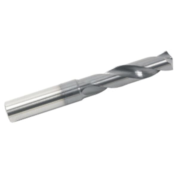 GARR 21300 High Performance Short Length Drill Bit, 19.25 mm Drill - Metric, 0.7578 in Drill - Decimal Inch, Submicron Grain Solid Carbide, TiAlN Coated