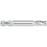 GARR 06570 875M Center Cutting Stub Length Double End Square End Mill, 4 mm Dia Cutter, 8 mm Length of Cut, 4 Flutes, 4 mm Dia Shank, 50 mm OAL, Uncoated