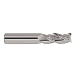 GARR 07137 185MA Ball Nose Center Cutting Stub Length Double End Ball End Mill, 1/2 in Dia Cutter, 5/8 in Length of Cut, 2 Flutes, 1/2 in Dia Shank, 3 in OAL, TiAlN Coated