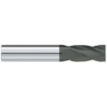GARR 10018 210D Center Cutting Standard Length Square End Mill, 0.031 in Dia Cutter, 0.093 in Length of Cut, 4 Flutes, 1/8 in Dia Shank, 1-1/2 in OAL, Crystalline Diamond Coated