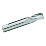 GARR 12080 223M Center Cutting Single End Square End Standard Length End Mill, 9/64 in Dia Cutter, 9/16 in Length of Cut, 3 Flutes, 3/16 in Dia Shank, 2 in OAL, Uncoated