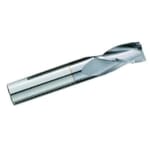 GARR 12034 223MC Center Cutting Square End Standard Length End Mill, 1/16 in Dia Cutter, 1/4 in Length of Cut, 3 Flutes, 1/8 in Dia Shank, 1-1/2 in OAL, TiCN Coated