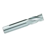 GARR 13040 230M Center Cutting Single End Square End Standard Length End Mill, 5/64 in Dia Cutter, 1/4 in Length of Cut, 4 Flutes, 1/8 in Dia Shank, 1-1/2 in OAL, Uncoated