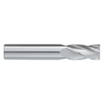 GARR 13700 230M Center Cutting Standard Length Square End Mill, 0.025 in Dia Cutter, 0.075 in Length of Cut, 4 Flutes, 1/8 in Dia Shank, 1-1/2 in OAL, Uncoated
