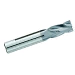 GARR 13044 230MC Center Cutting Square End Standard Length End Mill, 5/64 in Dia Cutter, 1/4 in Length of Cut, 4 Flutes, 1/8 in Dia Shank, 1-1/2 in OAL, TiCN Coated