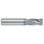 GARR 13054 230MC Center Cutting Square End Standard Length End Mill, 3/32 in Dia Cutter, 3/8 in Length of Cut, 4 Flutes, 1/8 in Dia Shank, 1-1/2 in OAL, TiCN Coated
