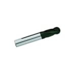 GARR 15028 310D Ball End Center Cutting Standard Length End Mill, 3/64 in Dia Cutter, 3/16 in Length of Cut, 4 Flutes, 1/8 in Dia Shank, 1-1/2 in OAL, Crystalline Diamond Coated