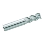 GARR 10380 853M Center Cutting Square End Mill, 4 mm Dia Cutter, 8 mm Length of Cut, 3 Flutes, 6 mm Dia Shank, 50 mm OAL, Uncoated