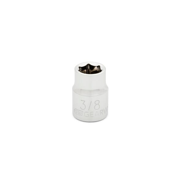 GEARWRENCH 80352 Standard Length Socket, 3/8 in Square Drive, 3/8 in, 6 Points