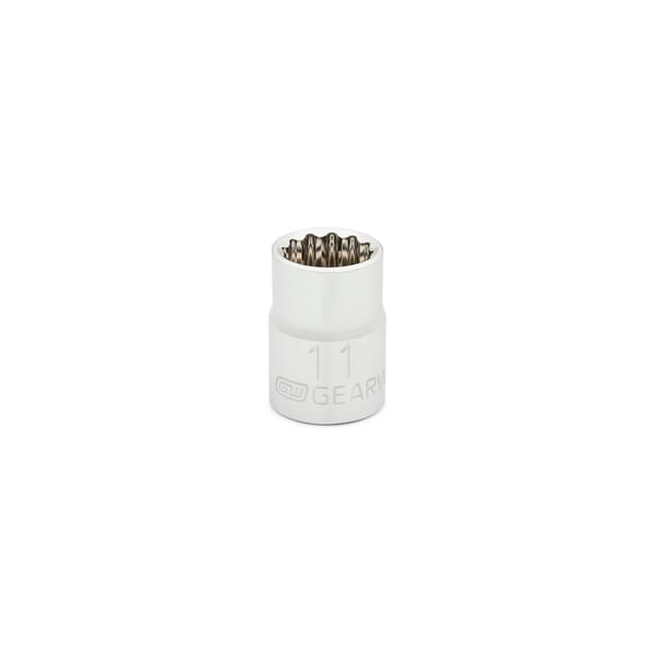 GEARWRENCH 80487 Standard Length Socket, 3/8 in, 11 mm, 12 Points