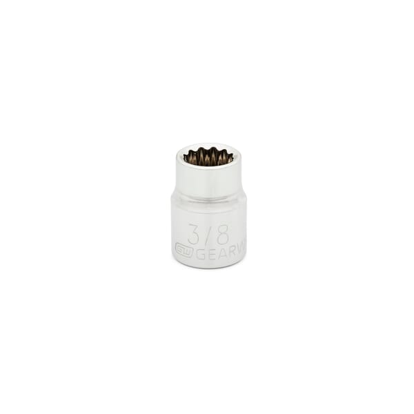 GEARWRENCH 80498 Standard Length Socket, 3/8 in, 3/8 in, 12 Points