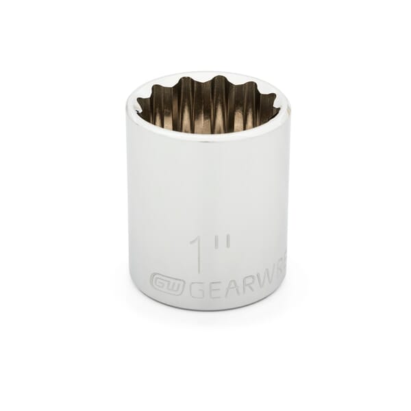 GEARWRENCH 80769 Standard Length Socket, 1/2 in Square Drive, 1 in, 12 Points