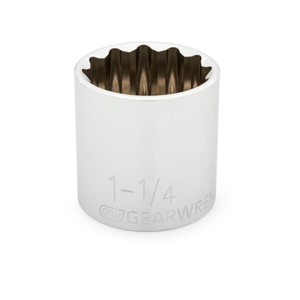 GEARWRENCH 80794 Standard Length Socket, 1/2 in, 1-1/4 in, 12 Points