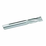 GARR 02070 170M Center Cutting Single End Square End Stub Length End Mill, 3/16 in Dia Cutter, 3/8 in Length of Cut, 4 Flutes, 3/16 in Dia Shank, 2 in OAL, Uncoated