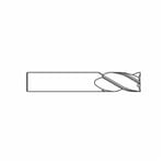 GARR 02567 870MA Center Cutting Single End Square End Stub Length End Mill, 3.5 mm Dia Cutter, 7 mm Length of Cut, 4 Flutes, 4 mm Dia Shank, 50 mm OAL, TiALN Coated