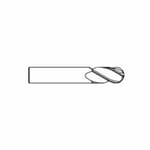 GARR 03520 980M Ball End Center Cutting Single End Stub Length End Mill, 1.5 mm Dia Cutter, 3 mm Length of Cut, 2 Flutes, 3 mm Dia Shank, 38 mm OAL, Uncoated
