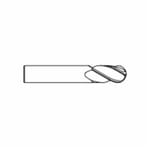 GARR 03097 180MA Ball End Center Cutting Single End Stub Length End Mill, 1/4 in Dia Cutter, 1/2 in Length of Cut, 2 Flutes, 1/4 in Dia Shank, 2 in OAL, TiALN Coated