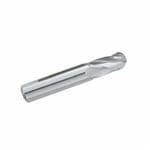 GARR 04090 190M Ball End Center Cutting Single End Stub Length End Mill, 1/4 in Dia Cutter, 1/2 in Length of Cut, 4 Flutes, 1/4 in Dia Shank, 2 in OAL, Uncoated