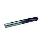 GARR 04127 190MA Ball Nose Center Cutting Stub Length End Mill, 7/16 in Dia Cutter, 5/8 in Length of Cut, 4 Flutes, 7/16 in Dia Shank, 2-1/2 in OAL, TiAlN Coated