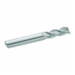 GARR 10340 853M Center Cutting Square End High Performance End Mill, 3 mm Dia Cutter, 8 mm Length of Cut, 3 Flutes, 3 mm Dia Shank, 38 mm OAL, Uncoated
