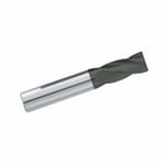 GARR 10078 210D Center Cutting Square End Standard Length High Performance End Mill, 1/8 in Dia Cutter, 1/2 in Length of Cut, 4 Flutes, 1/8 in Dia Shank, 1-1/2 in OAL, Crystalline Diamond Coated
