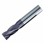 GARR 13237 230MA Center Cutting Square End Standard Length End Mill, 3/8 in Dia Cutter, 7/8 in Length of Cut, 4 Flutes, 3/8 in Dia Shank, 2-1/2 in OAL, TiALN Coated