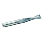 GARR 11174 220MC Center Cutting Standard Length Square End Mill, 0.281 in Dia Cutter, 7/8 in Length of Cut, 2 Flutes, 5/16 in Dia Shank, 2-1/2 in OAL, TiCN Coated
