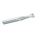 GARR 11740 220M Center Cutting Standard Length Square End Mill, 0.029 in Dia Cutter, 0.087 in Length of Cut, 2 Flutes, 1/8 in Dia Shank, 1-1/2 in OAL, Uncoated