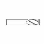 GARR 12030 223M Center Cutting Single End Square End Standard Length End Mill, 1/16 in Dia Cutter, 1/4 in Length of Cut, 3 Flutes, 1/8 in Dia Shank, 1-1/2 in OAL, Uncoated