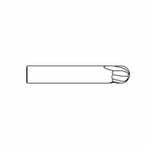 GARR 14270 350MX Center Cutting Square End High Performance End Mill, 5/16 in Dia Cutter, 5/16 in Length of Cut, 2 Flutes, 5/16 in Dia Shank, 4 in OAL, Balinit X.CEED