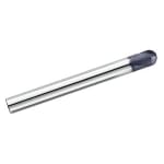 GARR 15270 950MX Ball End Center Cutting Die Mold Cutter End Mill, 6 mm Dia Cutter, 6 mm Length of Cut, 2 Flutes, 6 mm Dia Shank, 75 mm OAL, AlTiN/X.CEED Coated