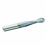GARR 16234 320MC Ball End Center Cutting Single End Standard Length End Mill, 3/8 in Dia Cutter, 7/8 in Length of Cut, 2 Flutes, 3/8 in Dia Shank, 2-1/2 in OAL, TiCN Coated