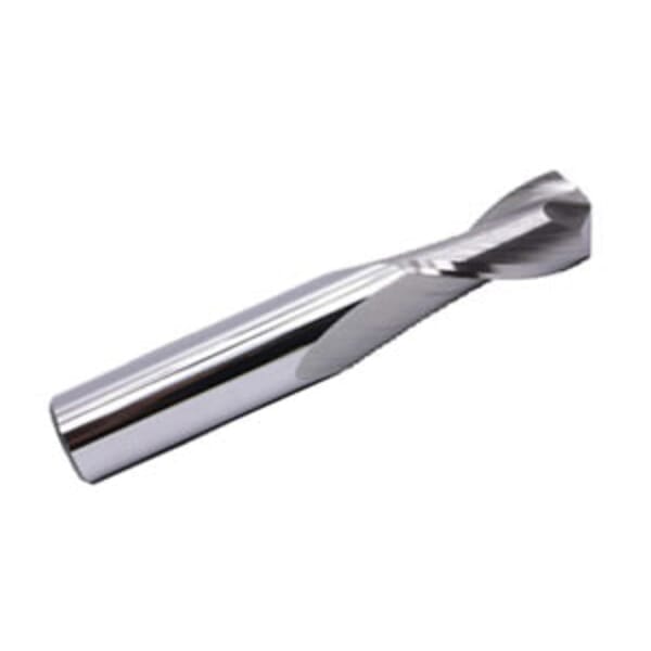 GARR 57422 Drill Mill, 1/8 in Dia, 120 deg Point, 2 Flutes, 1/2 in L Flute, 1/2 in L of Cut, 1-1/2 in OAL, Bright