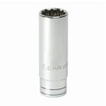 GEARWRENCH 80369 Deep Length Socket, 3/8 in Square Drive, 5/8 in, 6 Points