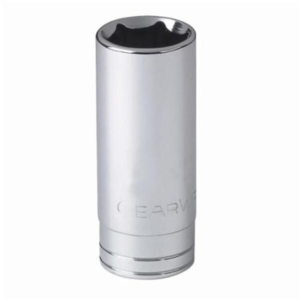 GEARWRENCH 80371 Deep Length Socket, 3/8 in Square Drive, 3/4 in, 6 Points