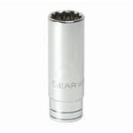 GEARWRENCH 80372 Deep Length Socket, 3/8 in Square Drive, 13/16 in, 6 Points