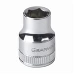 GEARWRENCH 80377 Standard Length Socket, 3/8 in Square Drive, 9 mm, 6 Points
