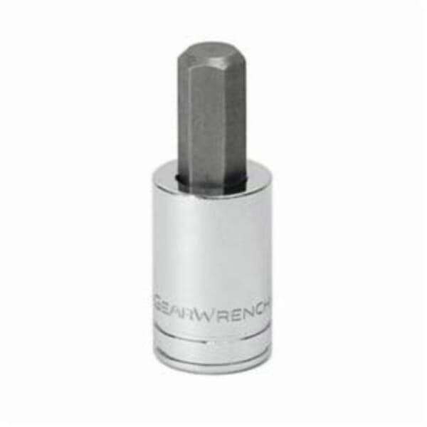 GEARWRENCH 80427 Standard Length Professional Driver Socket Bit, 3/8 in Hex Drive, 6 mm, 0.984 in L Bit