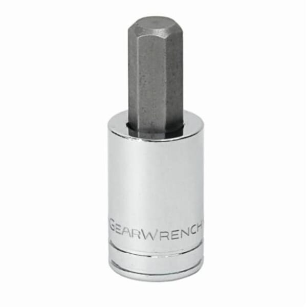 GEARWRENCH 80417 Standard Length Professional Driver Socket Bit, 3/8 in Hex Drive, 3/16 in, 0.984 in L Bit