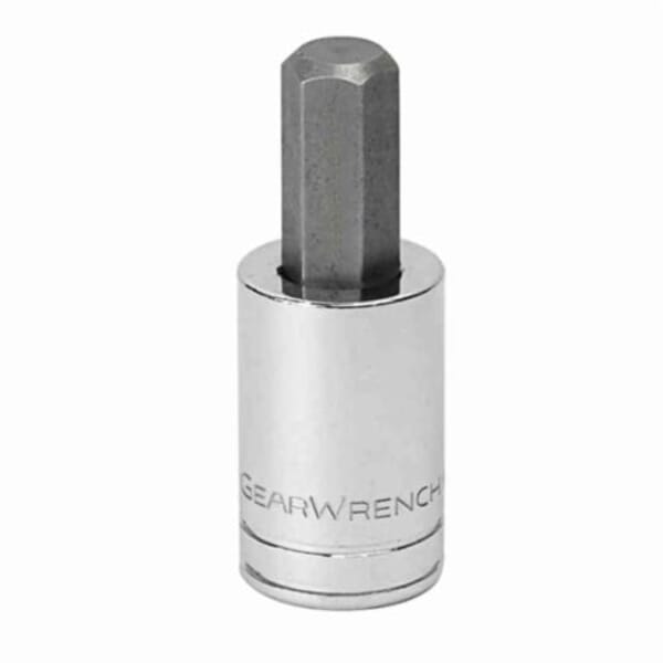 GEARWRENCH 80430 Standard Length Professional Driver Socket Bit, 3/8 in Hex Drive, 9 mm, 1.181 in L Bit